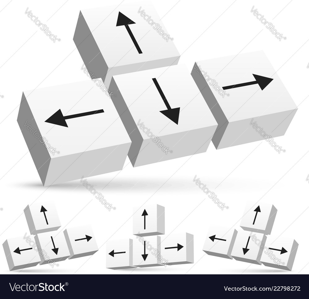 3d keyboard cursor graphics vector image 3d keyboard cursor graphics