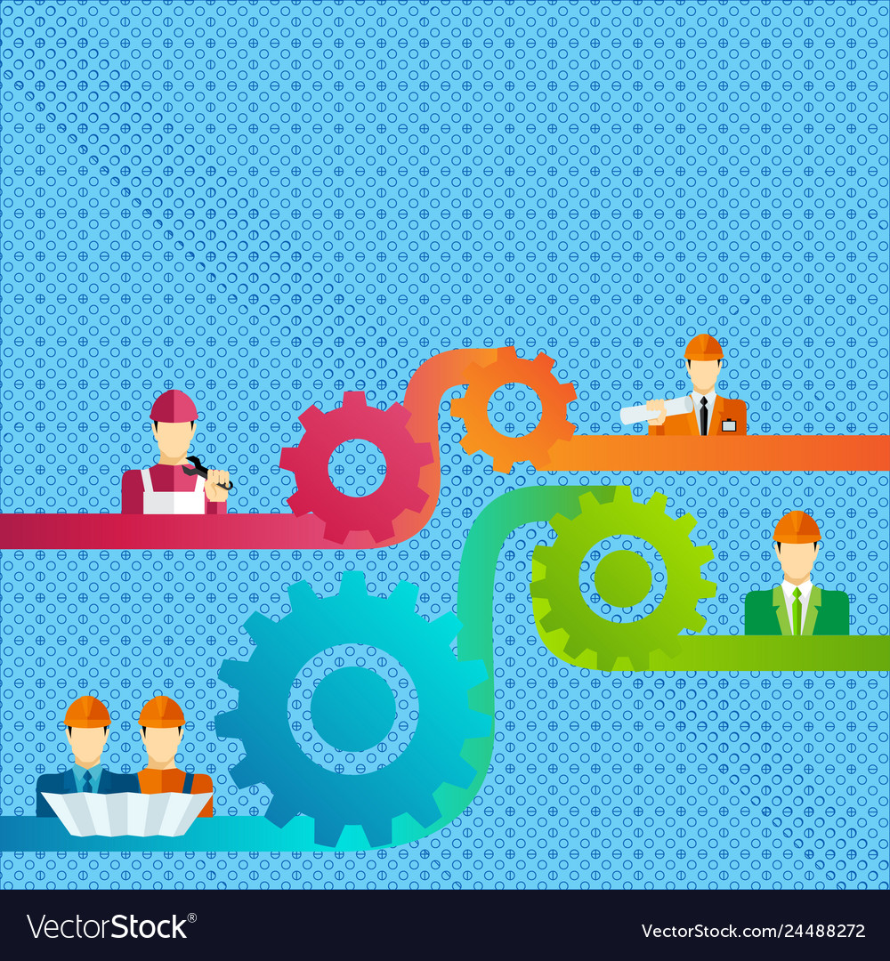 Colorful of cog gear widget setting Vector Image Colorful of cog gear widget setting