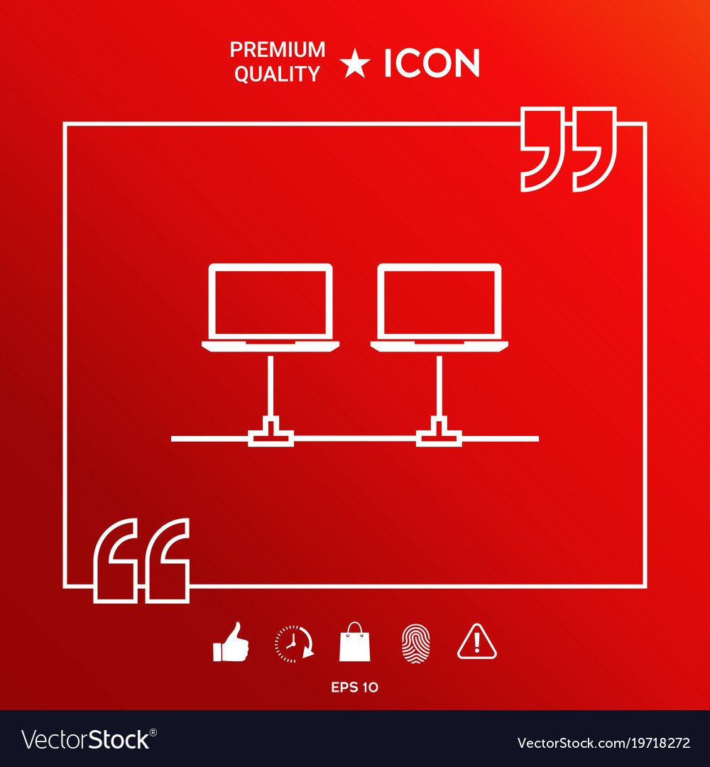 Computer network icon