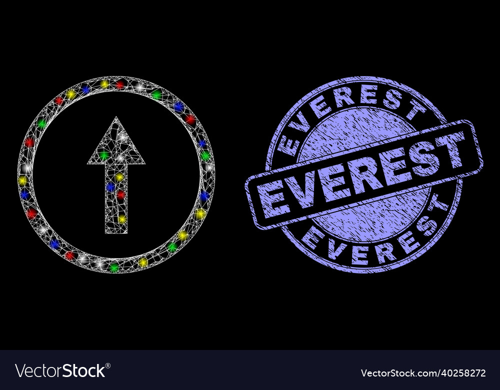 Distress everest seal and illuminated mesh rounded