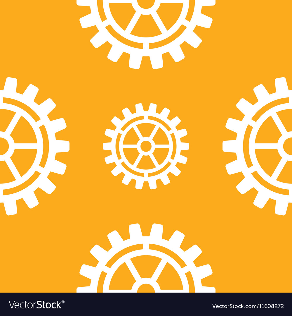 Gears icons seamless patterns