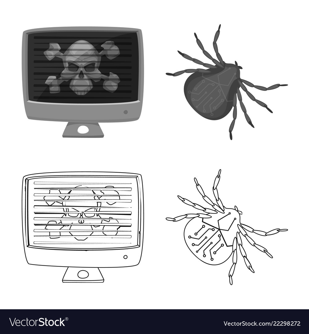 Isolated object of virus and secure sign set