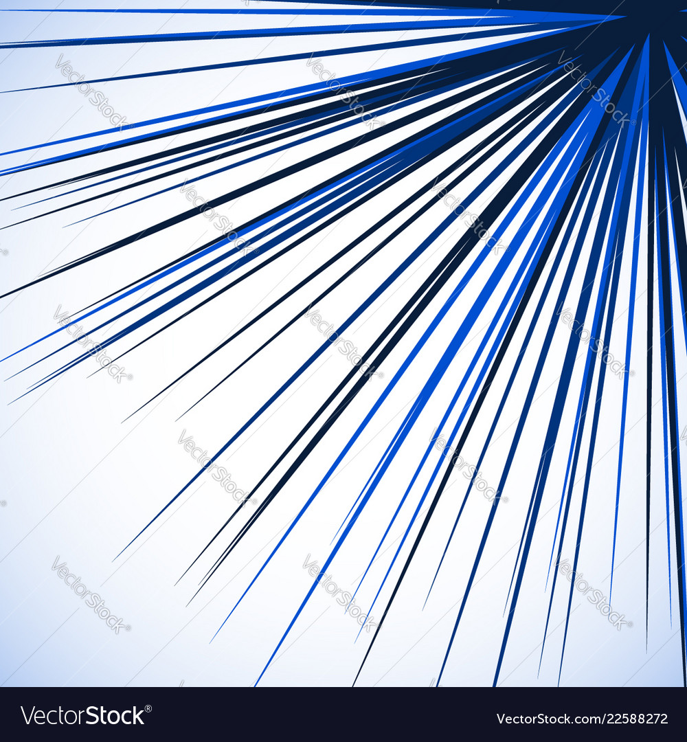 Radially Spreading Sharp Lines