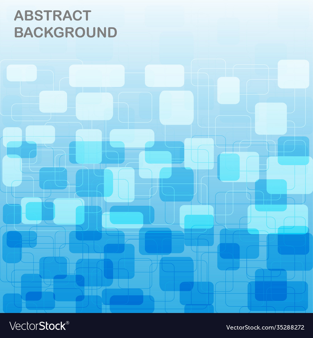 Rectangular pattern at a blue background