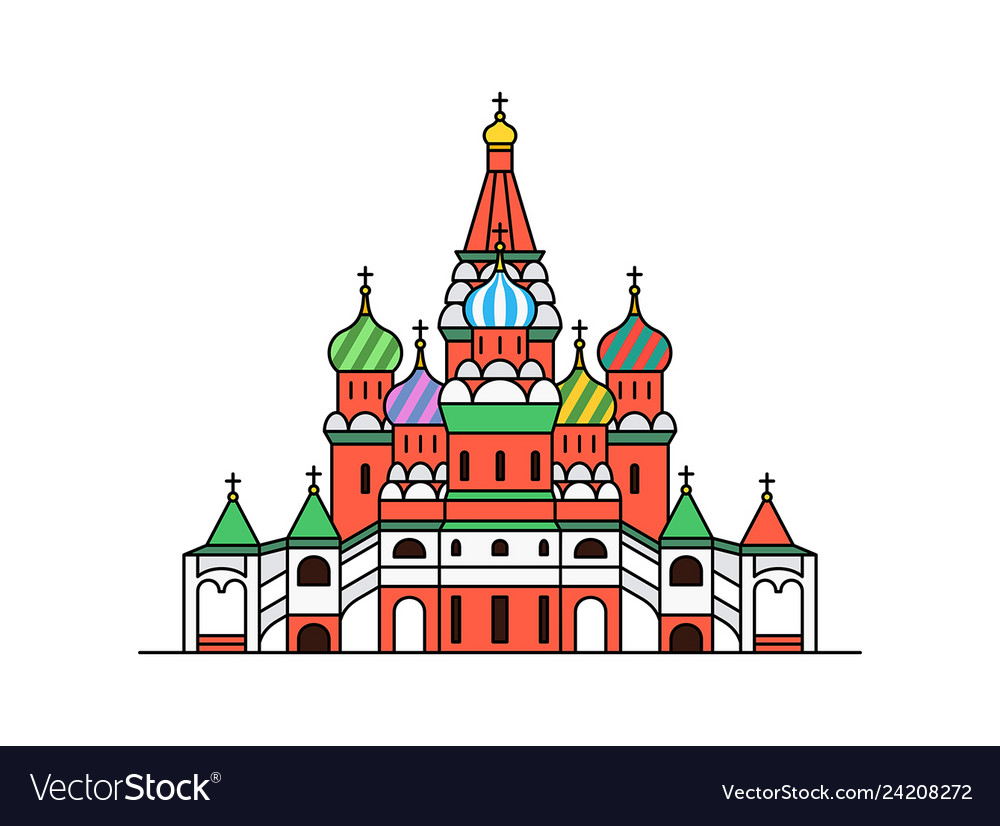 Basilische Kathedrale Moskau Russland Icon