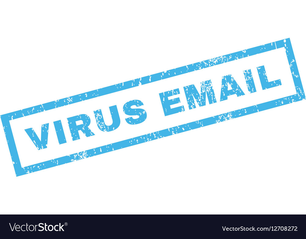 virus email rubber stamp royalty free vector image email stamp
