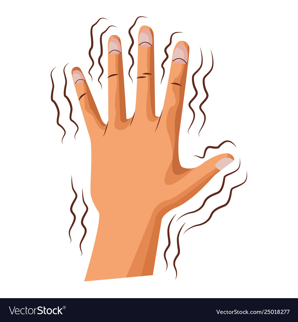 Alzheimer shaking hand Royalty Free Vector Image