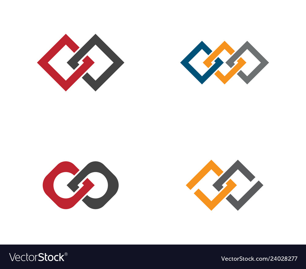 Business corporate abstract unity logo vector image Business corporate abstract unity logo