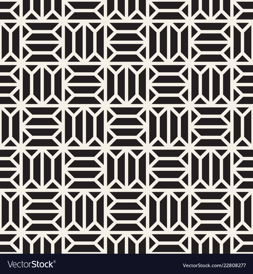 Geometric Line Pattern - Abstract Tiling