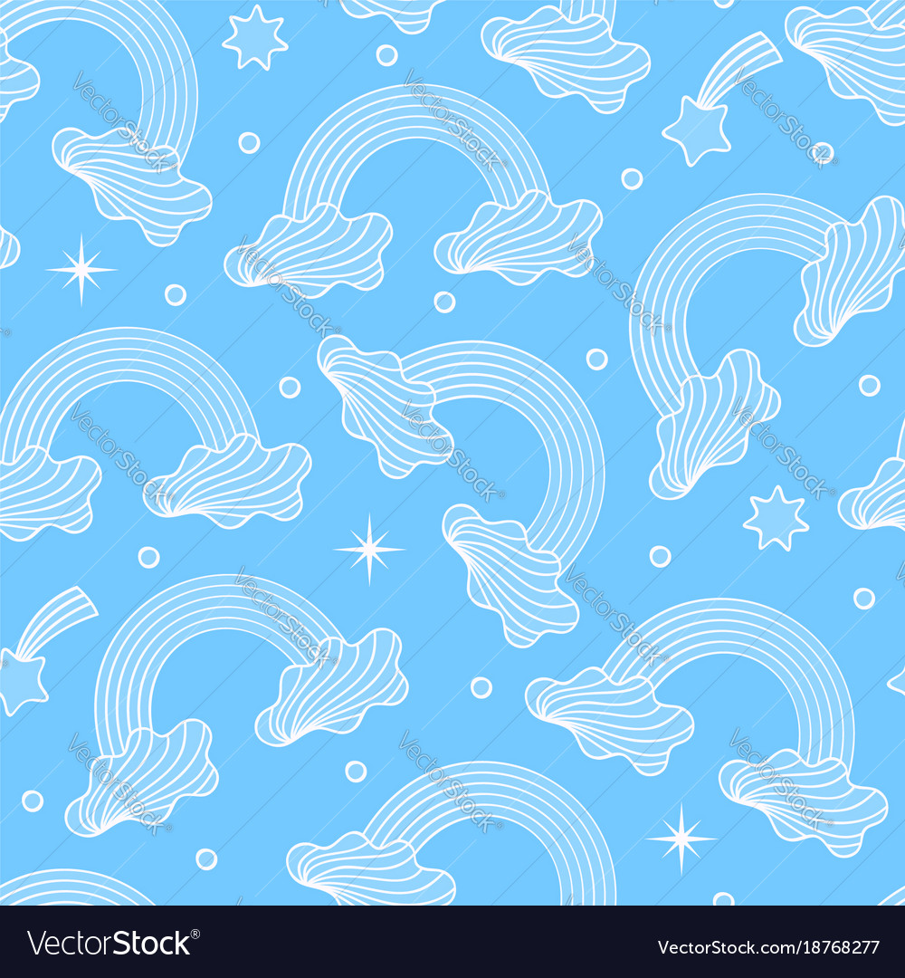 Pattern with clouds