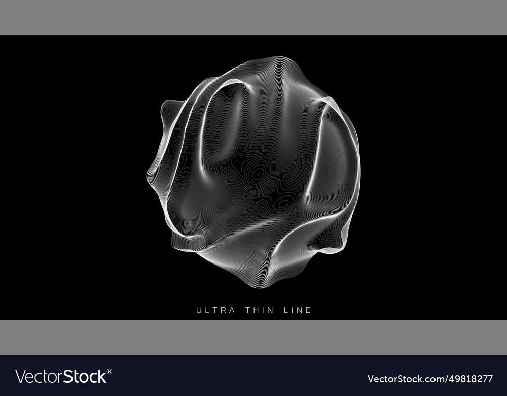 Ultra thin line fluid geometry dynamic