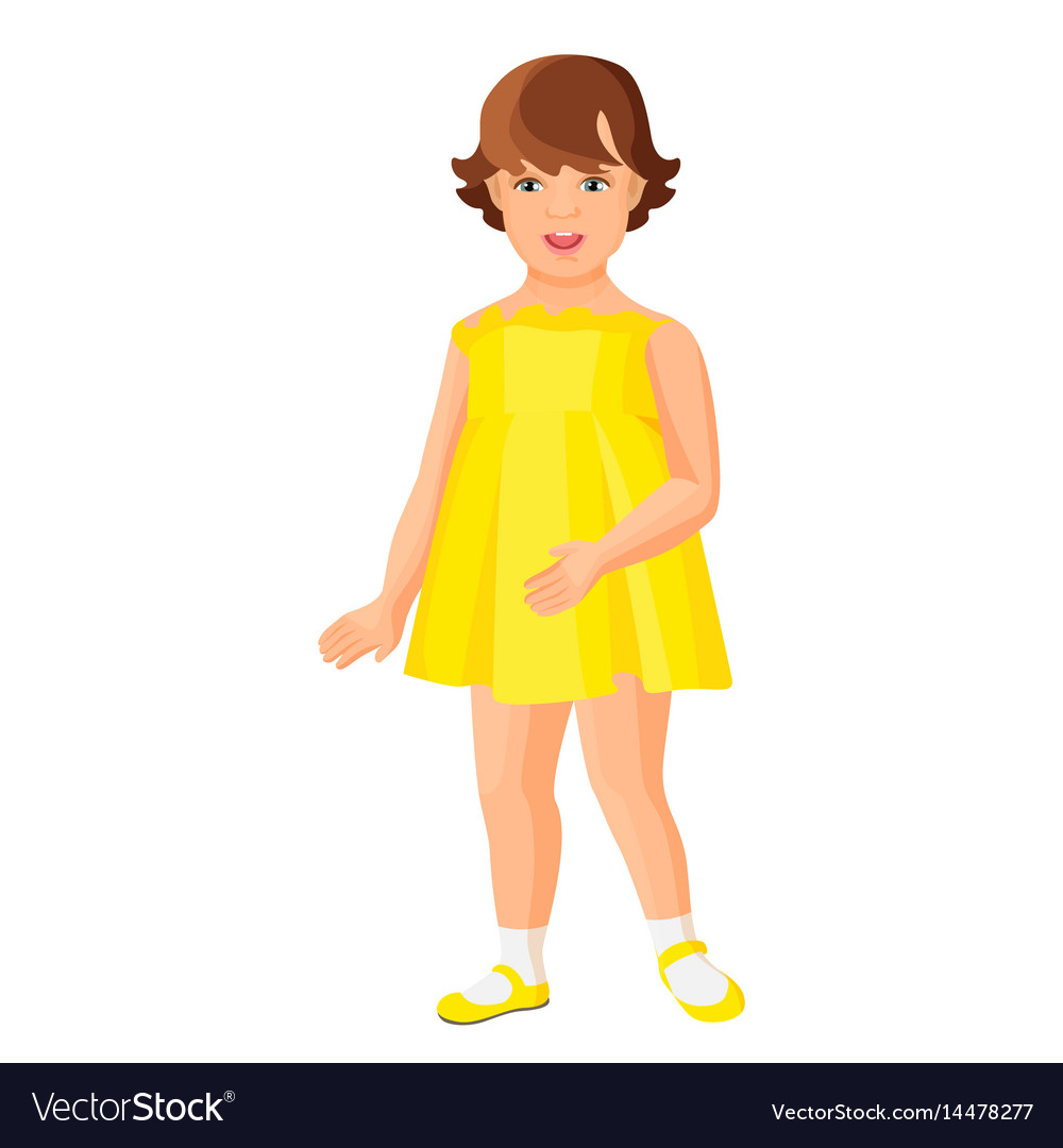 yellow dress for kid girl