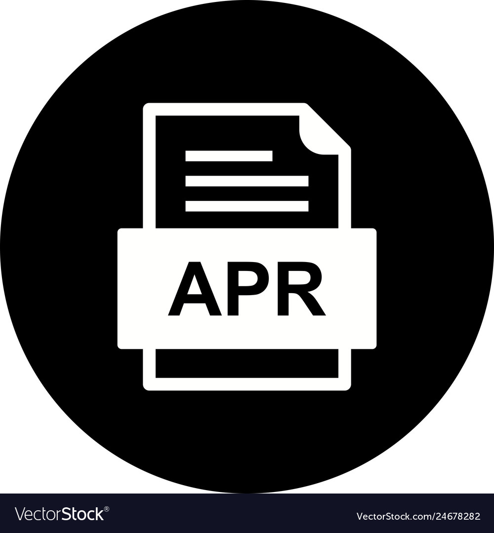 Apr file document icon