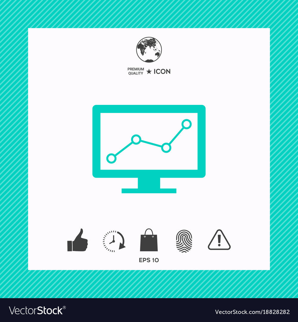 Computer monitors with graph