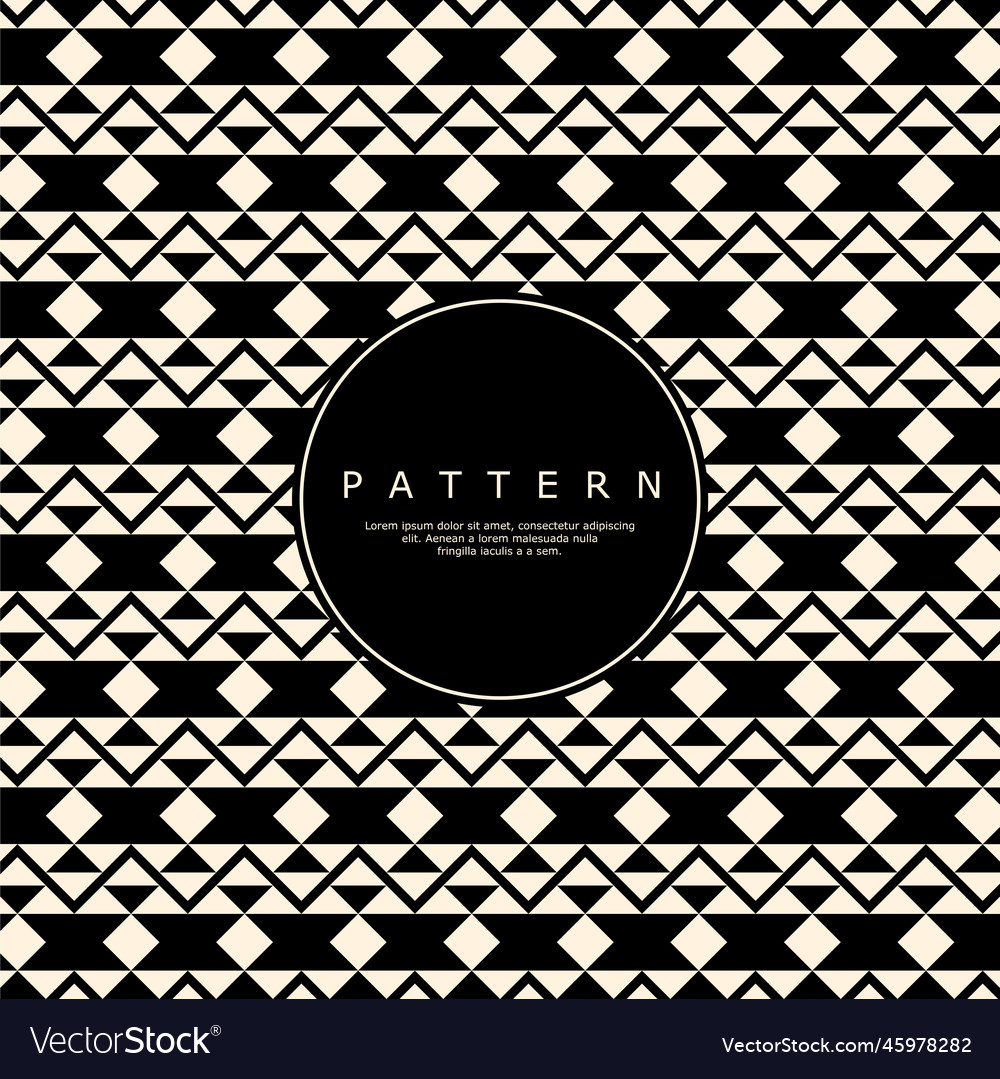 Luxury line shape abstract pattern design vector image Luxury line shape abstract pattern design