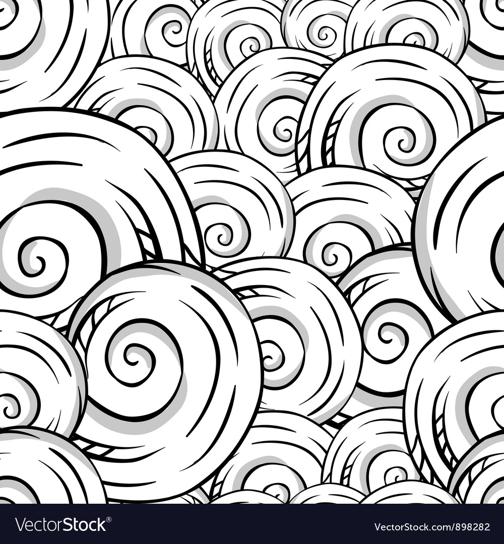 Ocean Shell Texture - Seamless Pattern