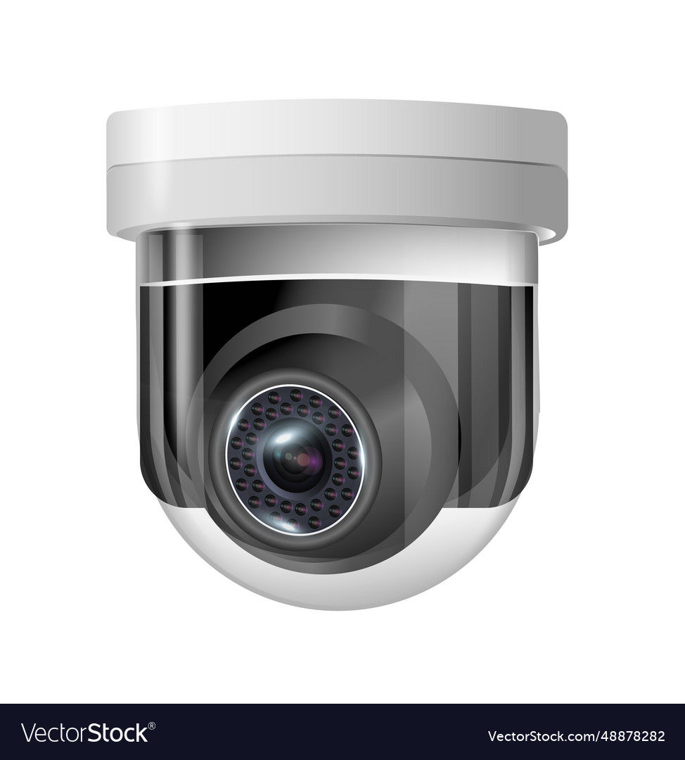 Round shop surveillance camera