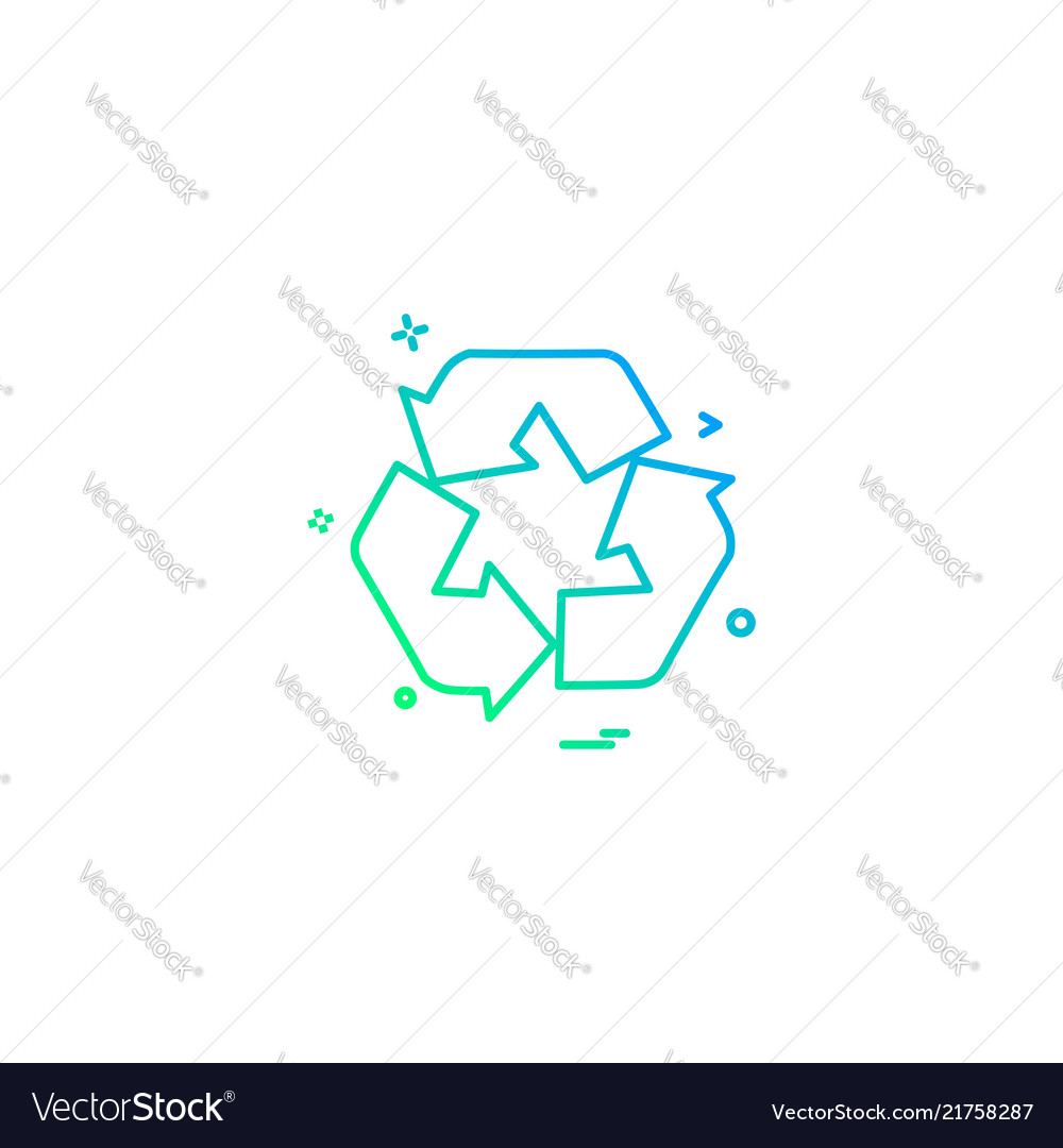 Arrow line loop rotate icon vector image Arrow line loop rotate icon