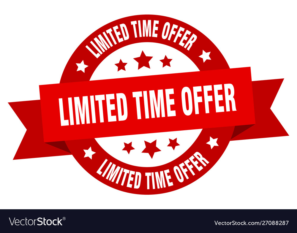 Limited time offer ribbon