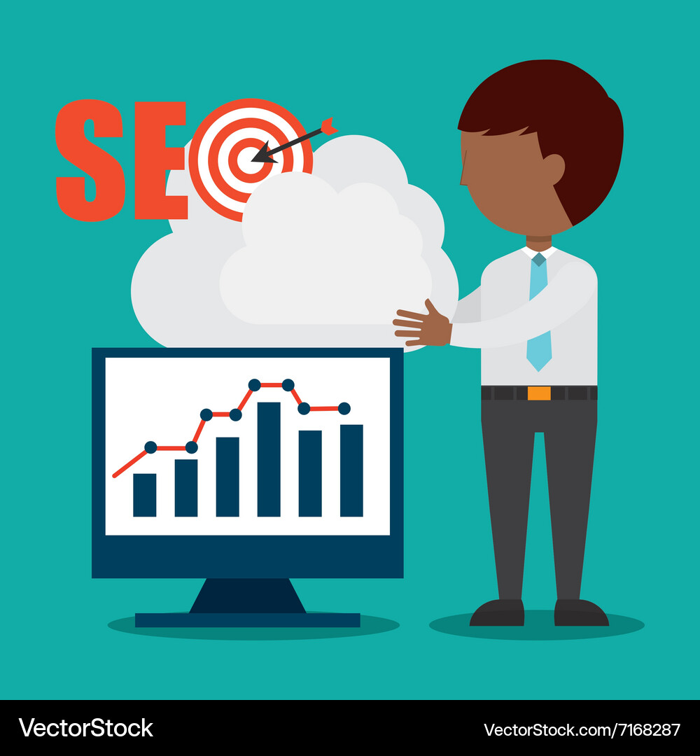 Search engine optimization Royalty Free Vector Image