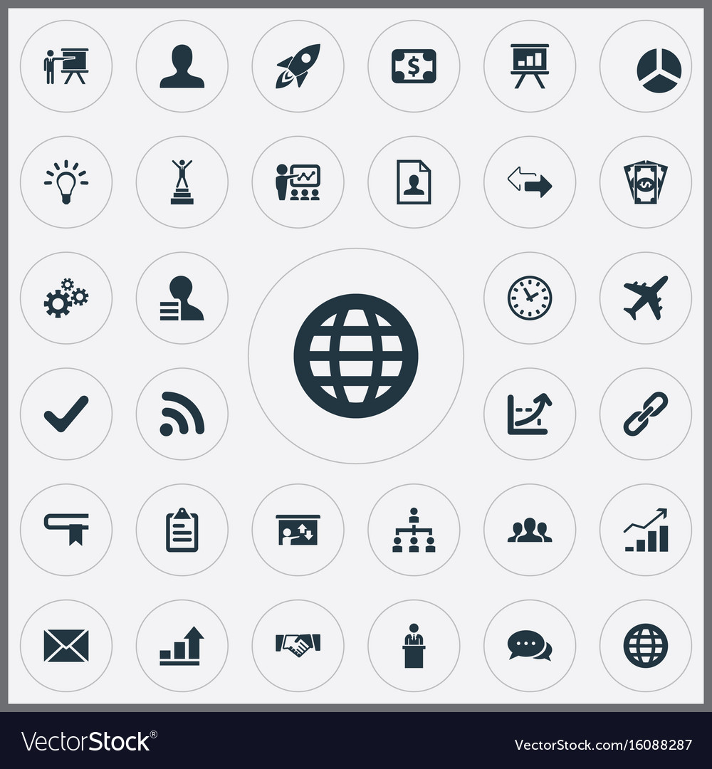 Strategy Icons - Achievement & Growth