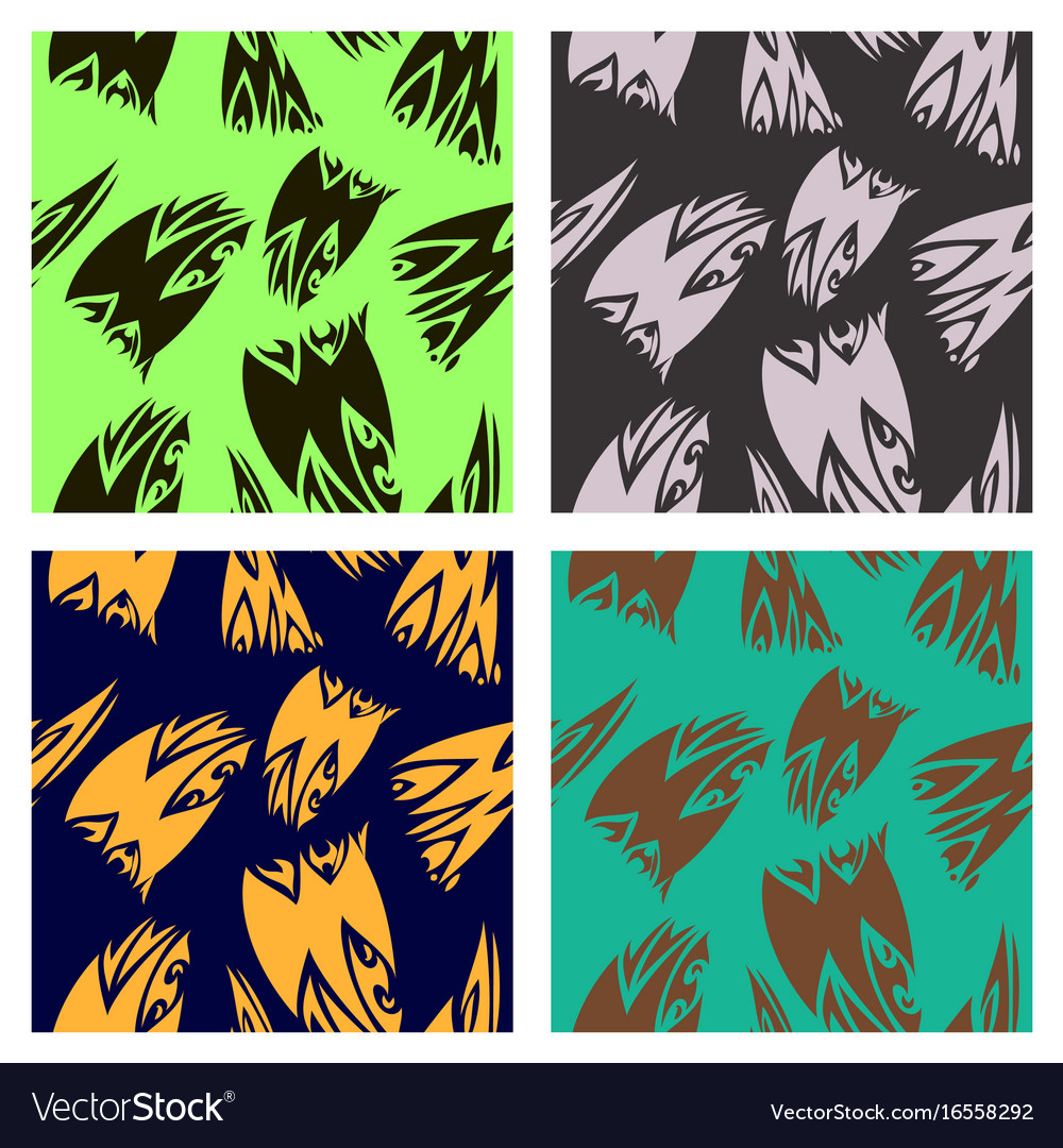 Assembly of patterns in striped style