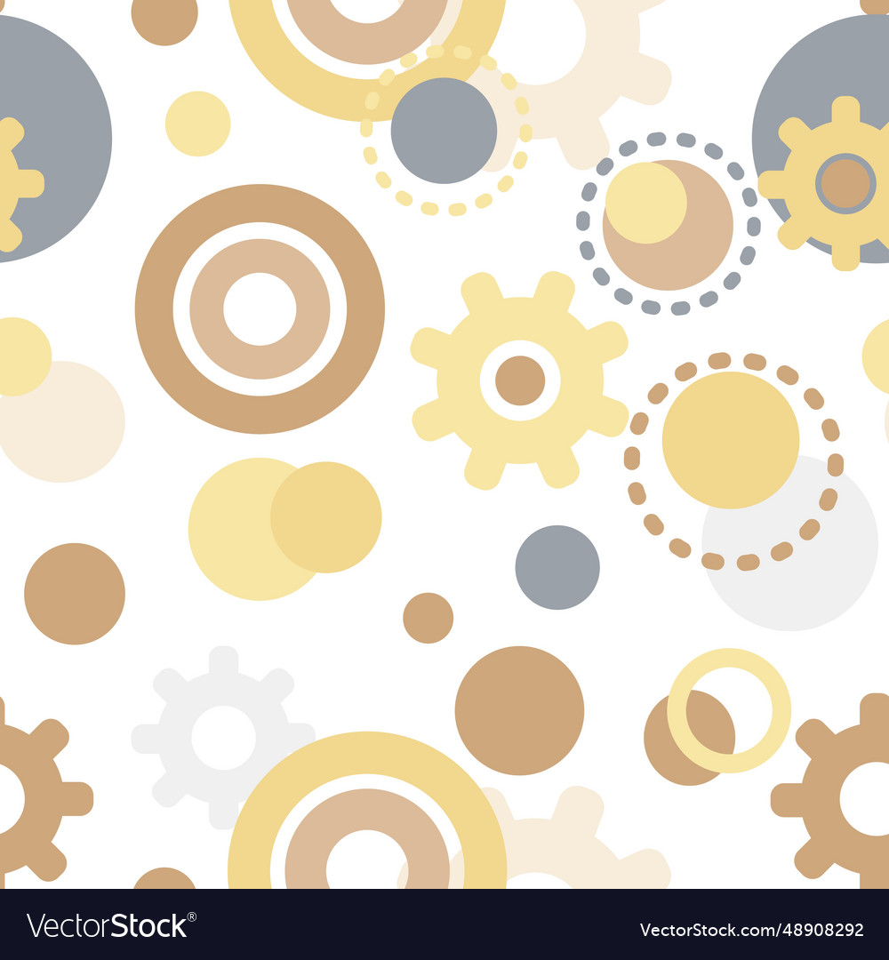 Geometric shape seamless pattern in trendy