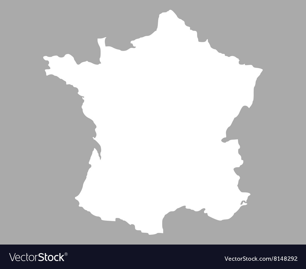 Map of france Royalty Free Vector Image - VectorStock