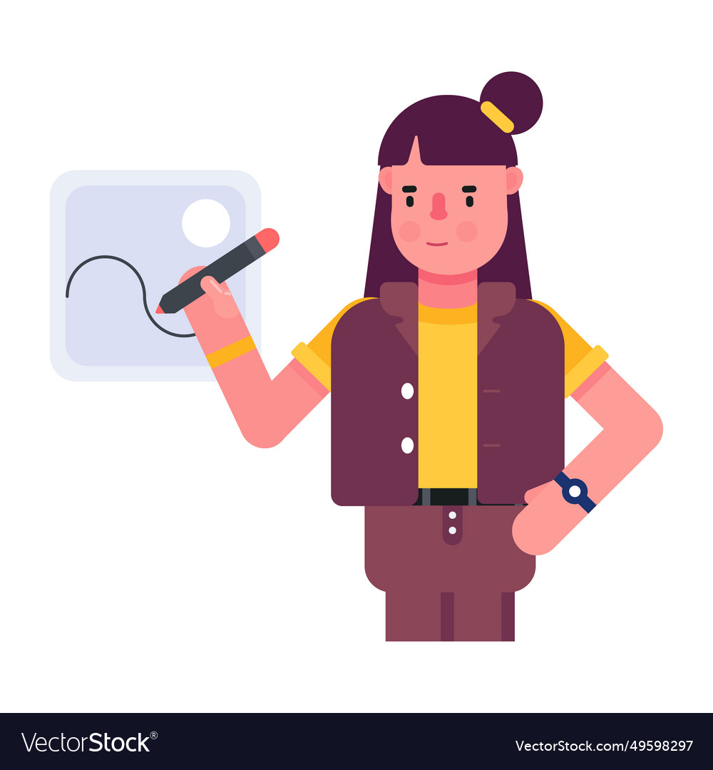 Graphic designer Royalty Free Vector Image - VectorStock