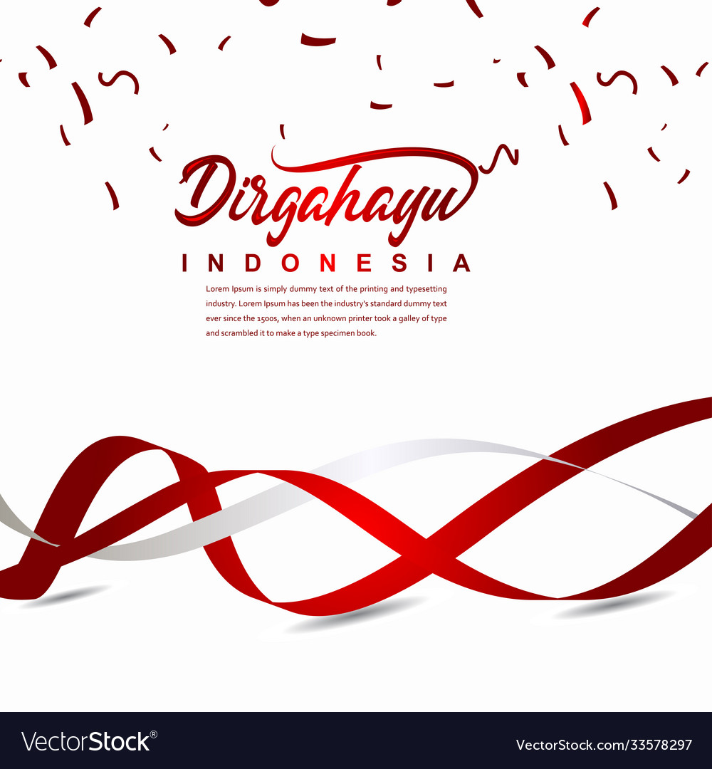 Indonesia independence day celebration creative