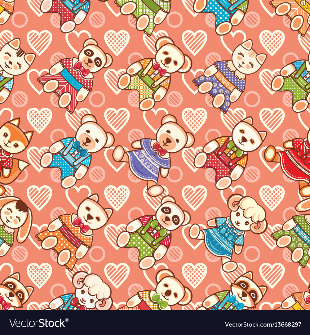 Kid toy seamless pattern design element