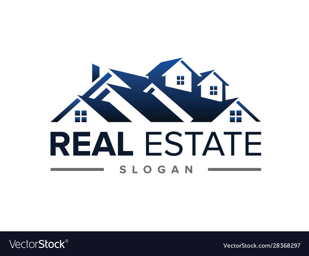 Real-estate-logo Royalty Free Vector Image - VectorStock