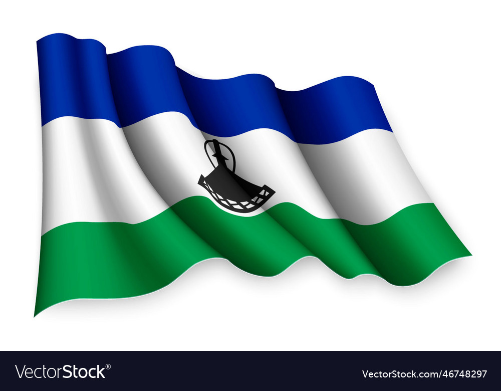 Realistische Waving Flag