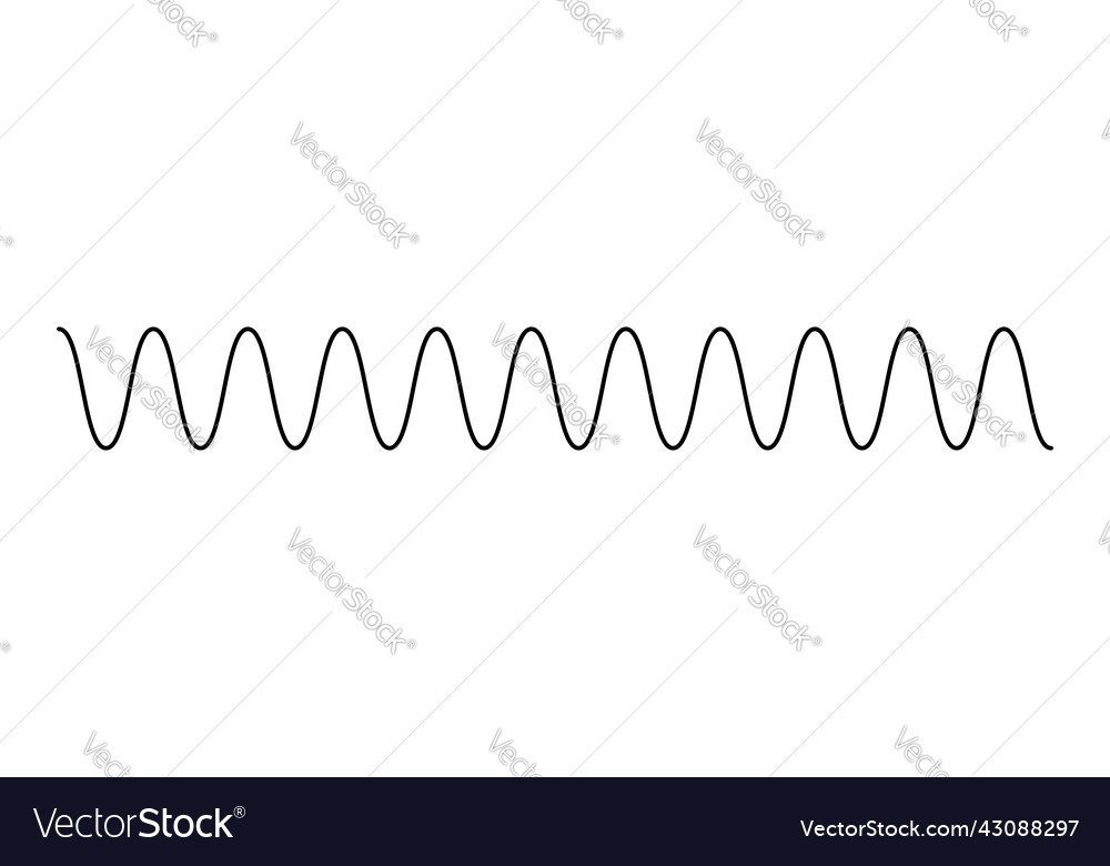 Wavy zig-zag lines stripes design element Vector Image Wavy zig-zag lines stripes design element