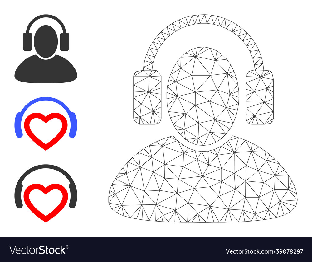 Web net listen headphones icon and source