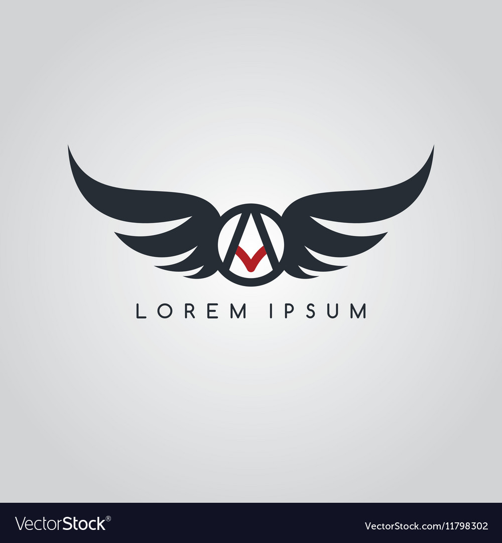 Aviator symbol logo logotype theme