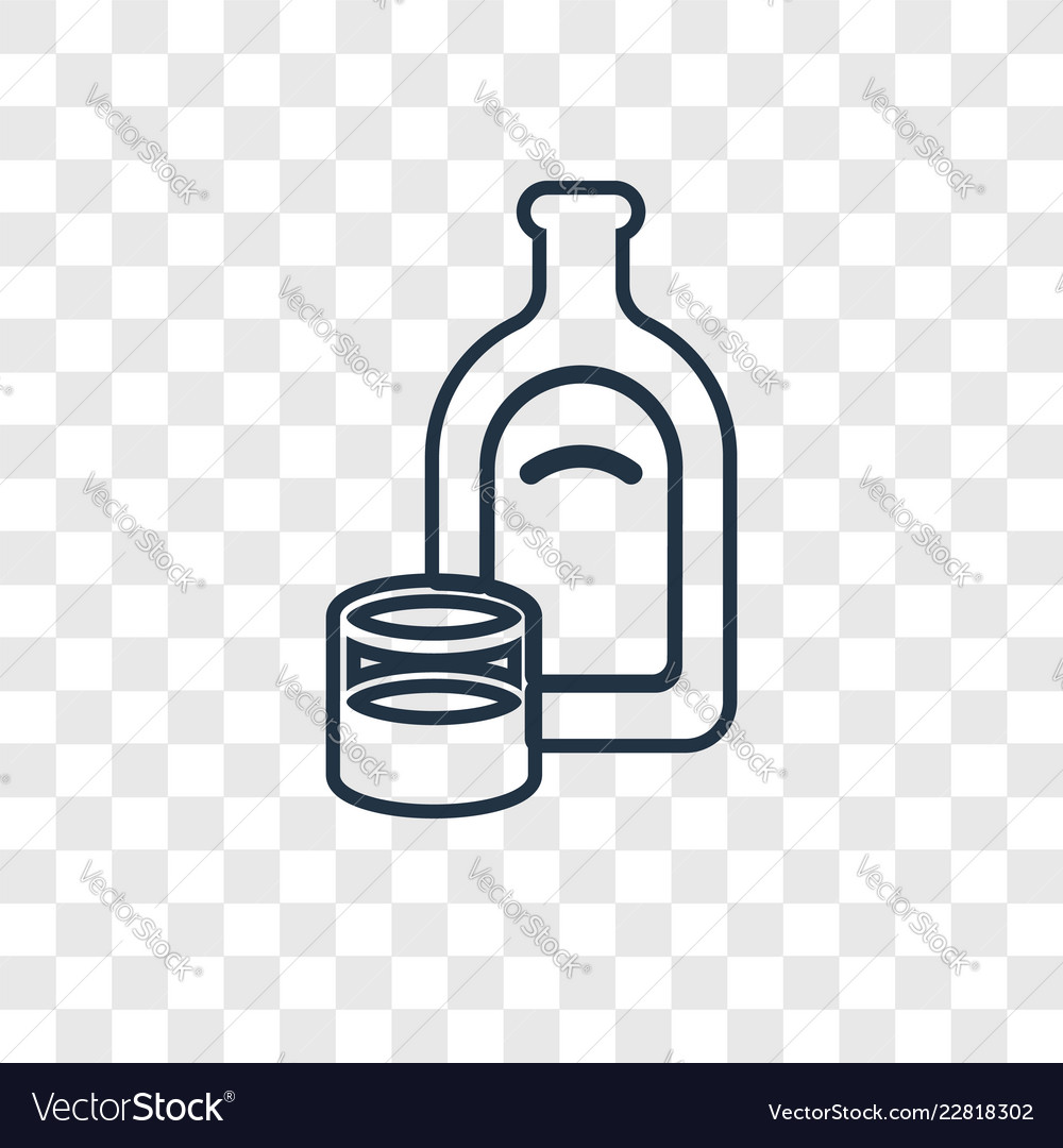 Boot concept linear icon isolated on transparent Vector Image Boot concept linear icon isolated on transparent