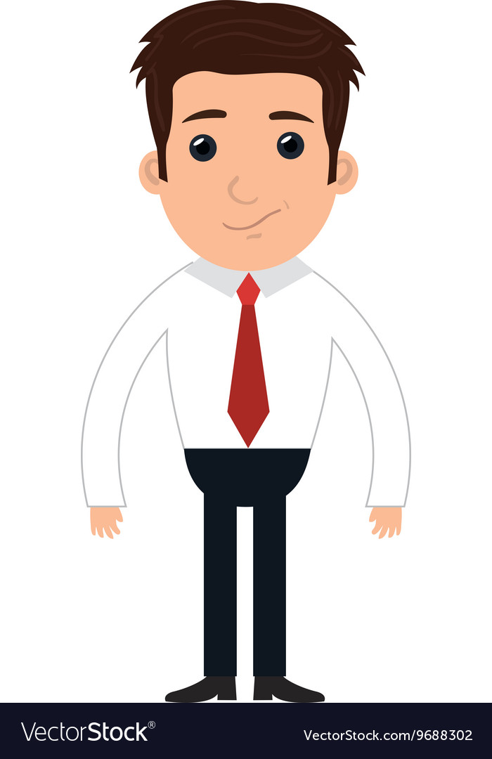 Business executive male concept icon