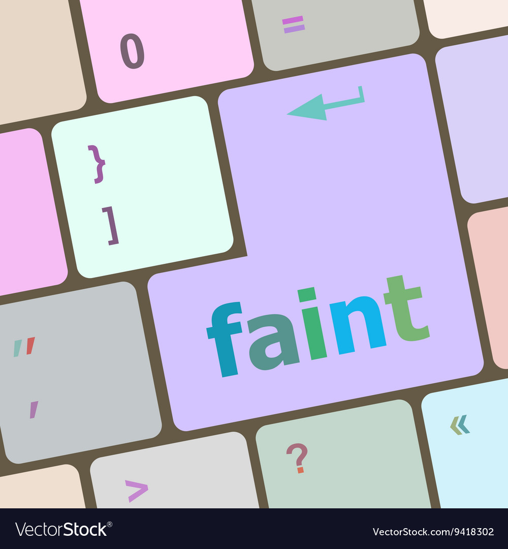 Faint word on keyboard key notebook computer