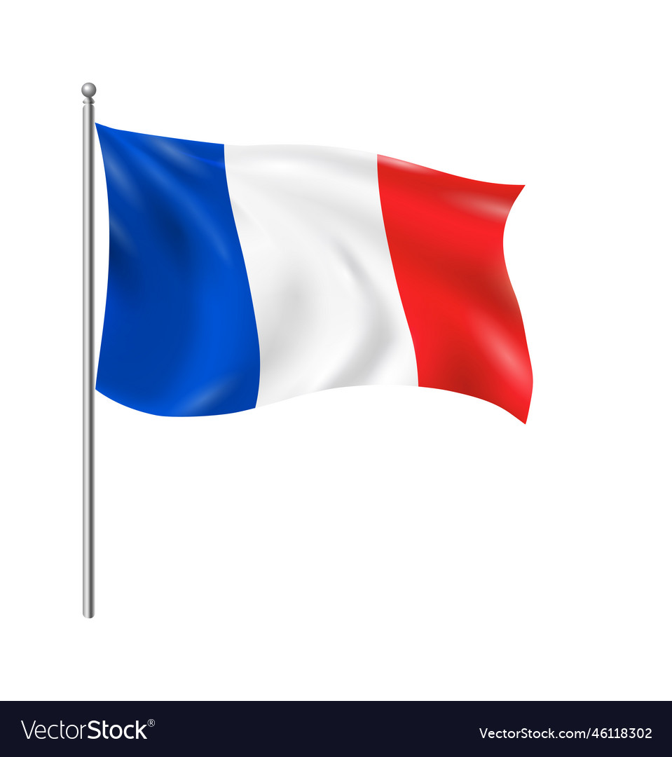 France national flag composition Royalty Free Vector Image