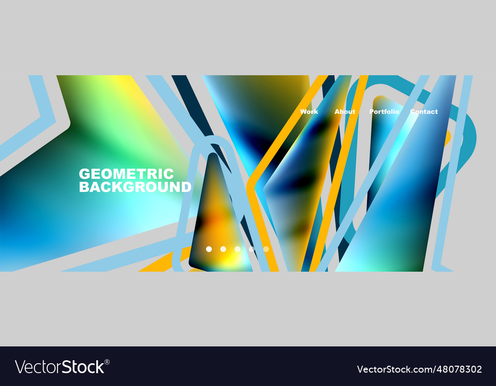 Geometric shapes minimalist abstract background