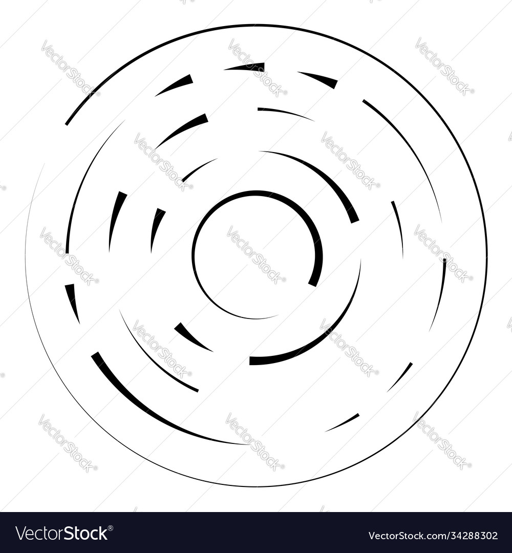 Radial radiating lines abstract burst element