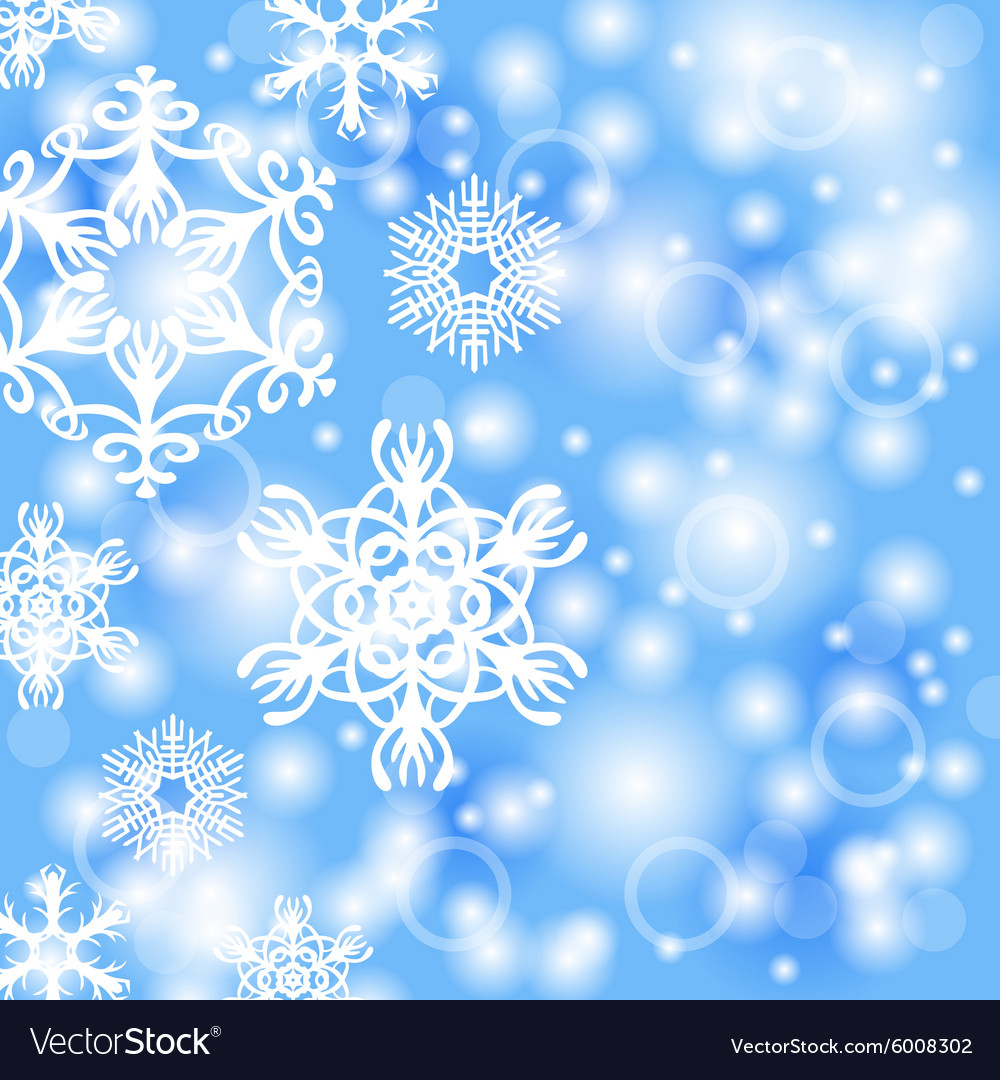 Snow back Royalty Free Vector Image - VectorStock