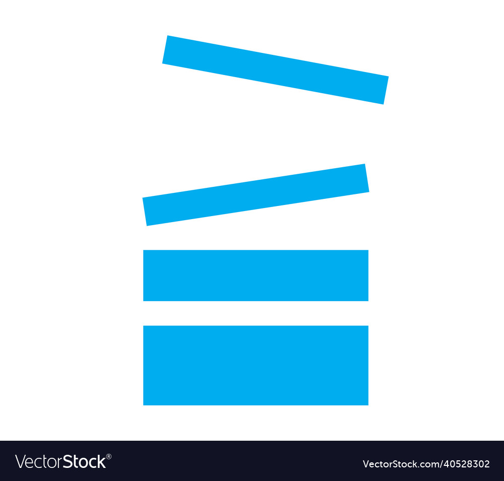 Stack icon design Vector Image Stack icon design