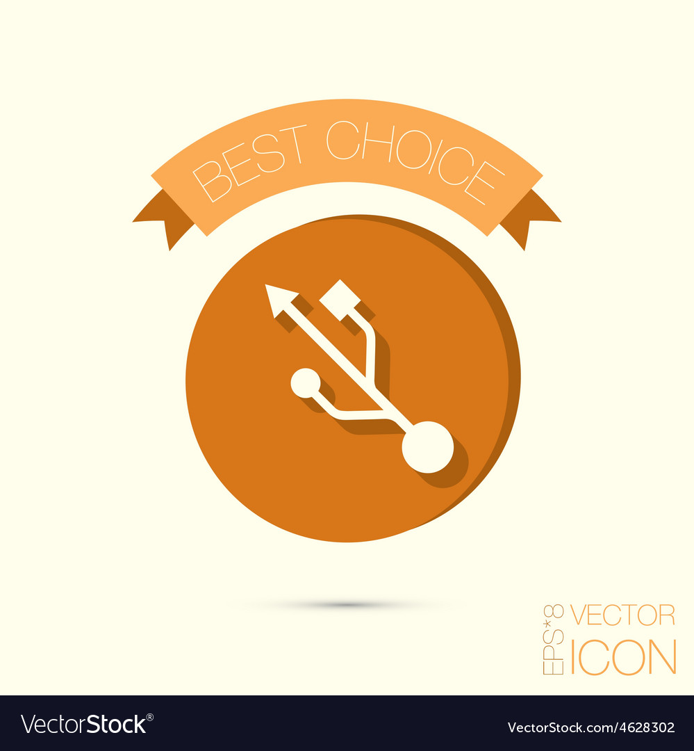 Usb symbol icon computer sign