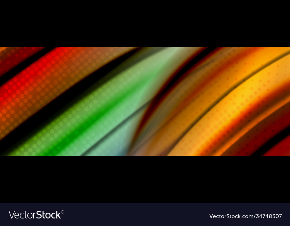Abstract background smooth flowing lines blurred