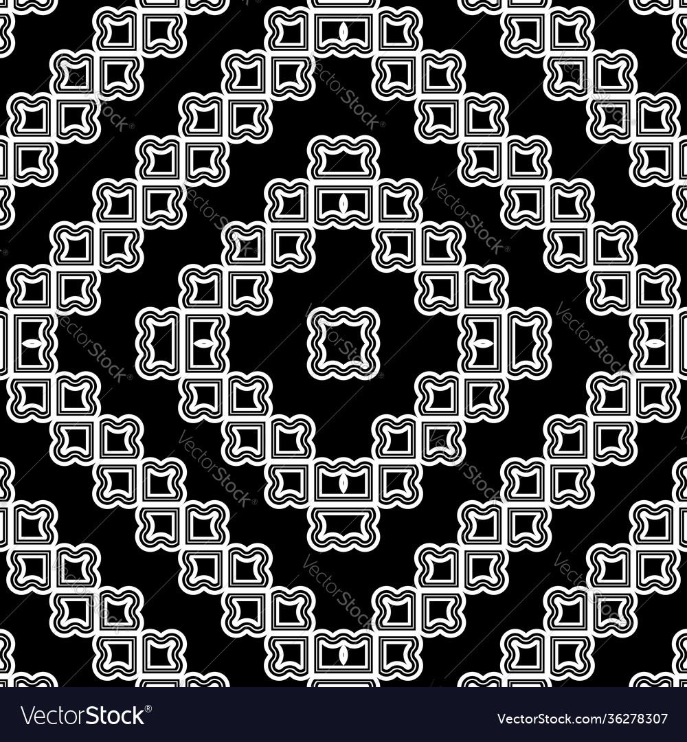 Design seamless monochrome pattern