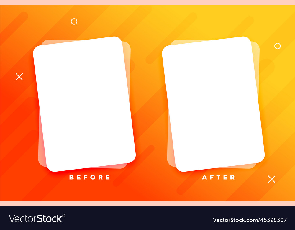 Modern before and after preview background