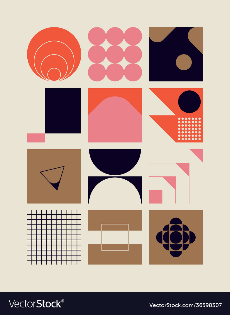 Scandinavian artwork pattern design