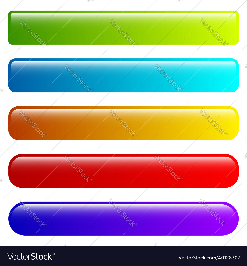 Web button banner plaque bar design element
